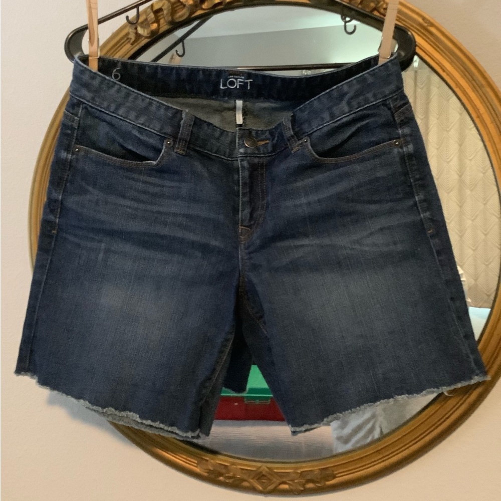 Loft jean shorts